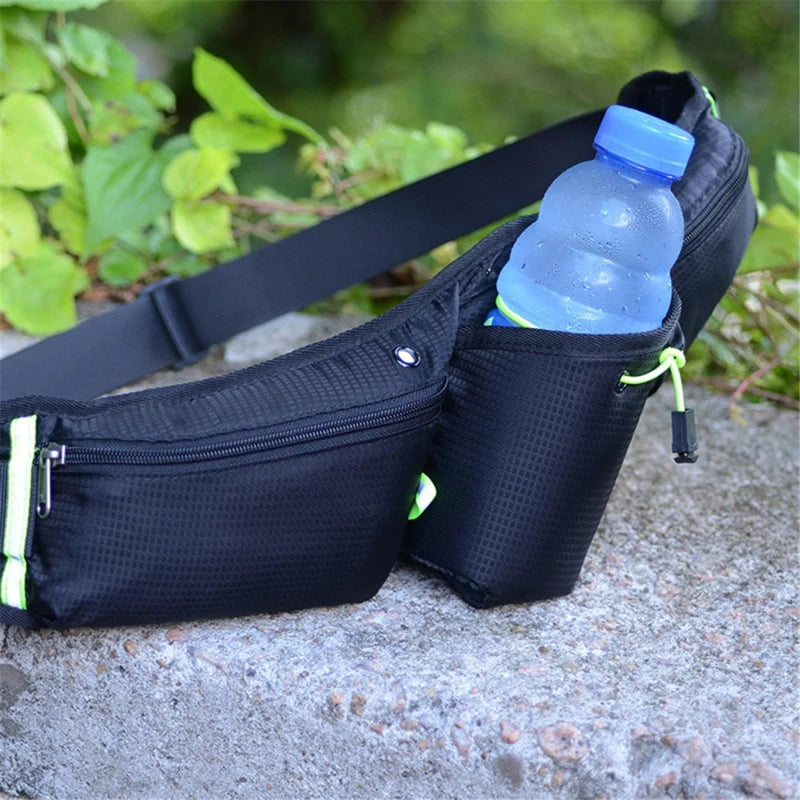 Waterproof Sports Waist Pack with Bottle Holder