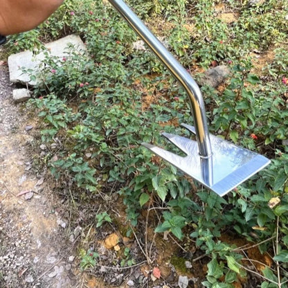 Effective Weed Puller with 3 Prongs Stainless Steel Handle