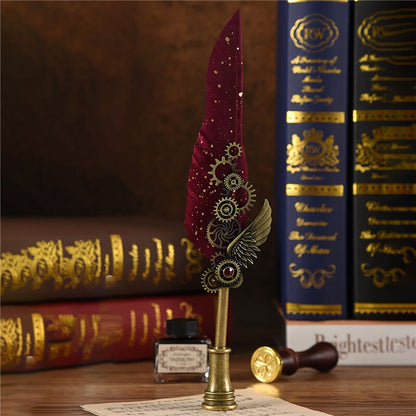 Premium Feather Tip Calligraphy Pen Set
