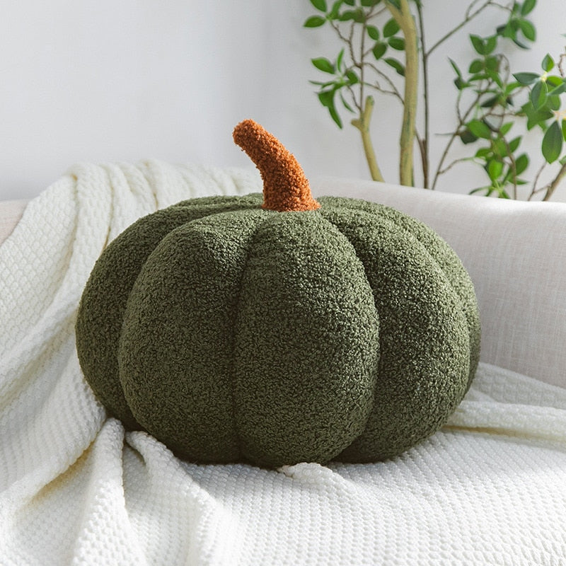 Cozy Orange Autumn Throw Pillows