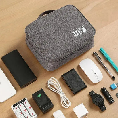 Premium Travel Cable Organizer Bag Waterproof Storage