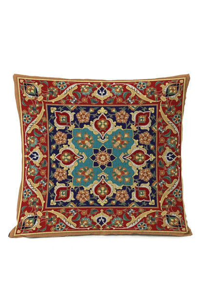 Colorful Global Print Pillow Cover