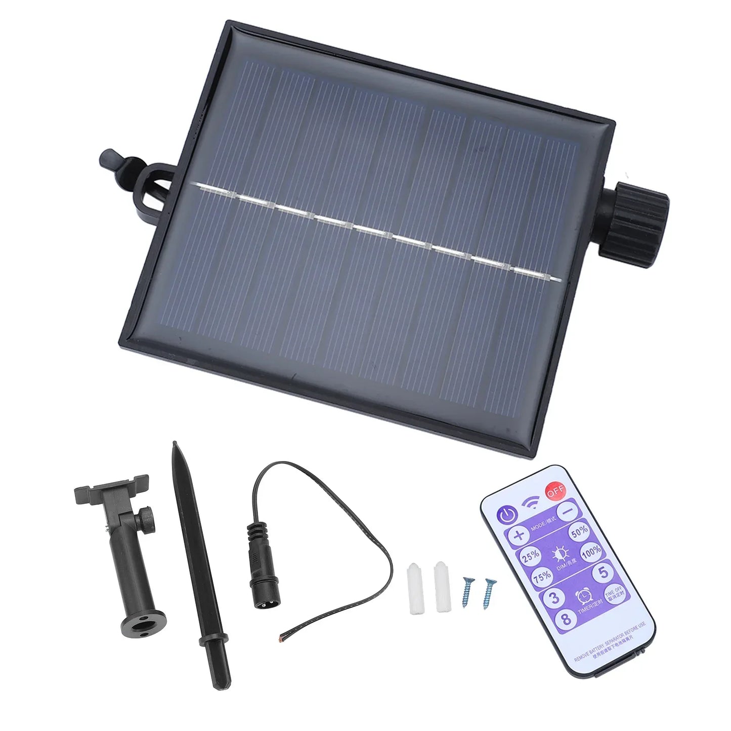 Solar Powered Fairy Light Controller Box with Remote