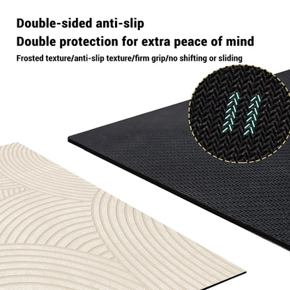Soft Grip Bathroom Mat Fast Dry Shower Floor Rug