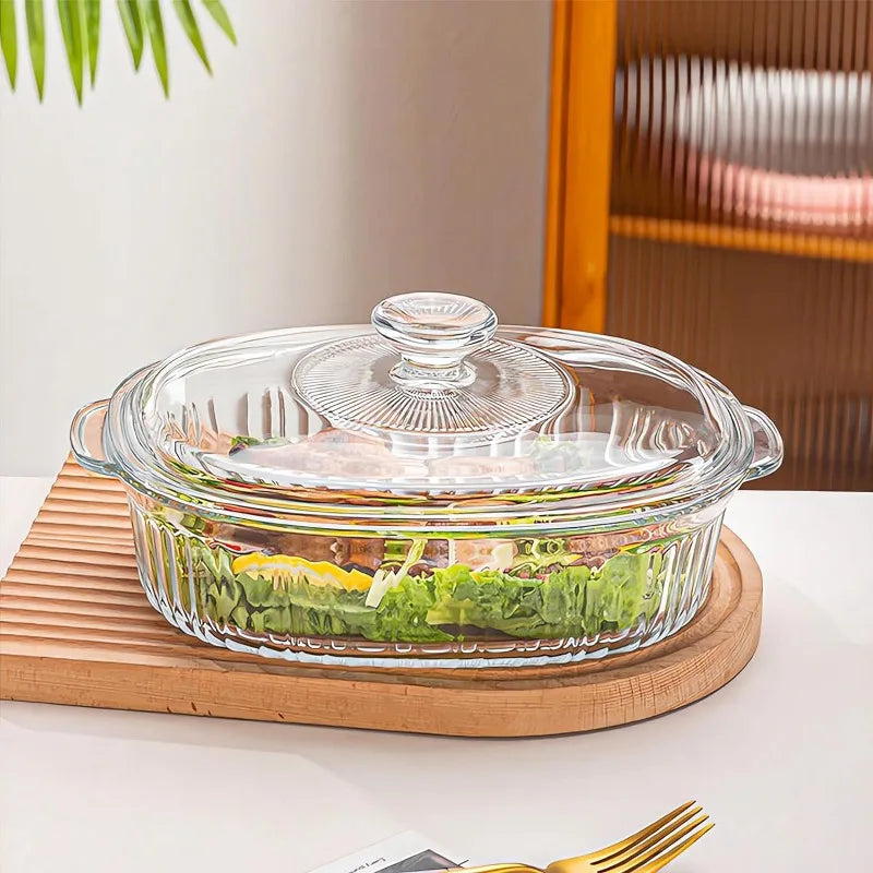 Essential 4-Piece Oven Safe Glass Bakeware Set