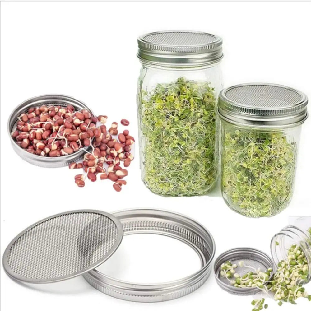 Easy Sprout Grower Kit | Stainless Steel Lid | 2 Sizes