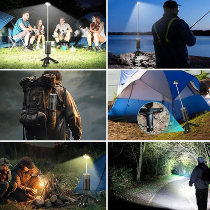 Portable Rechargeable Camp Light with Tripod