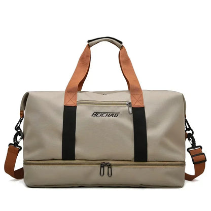 Waterproof Gym Tote Bag for Women with Wet Dry Pockets