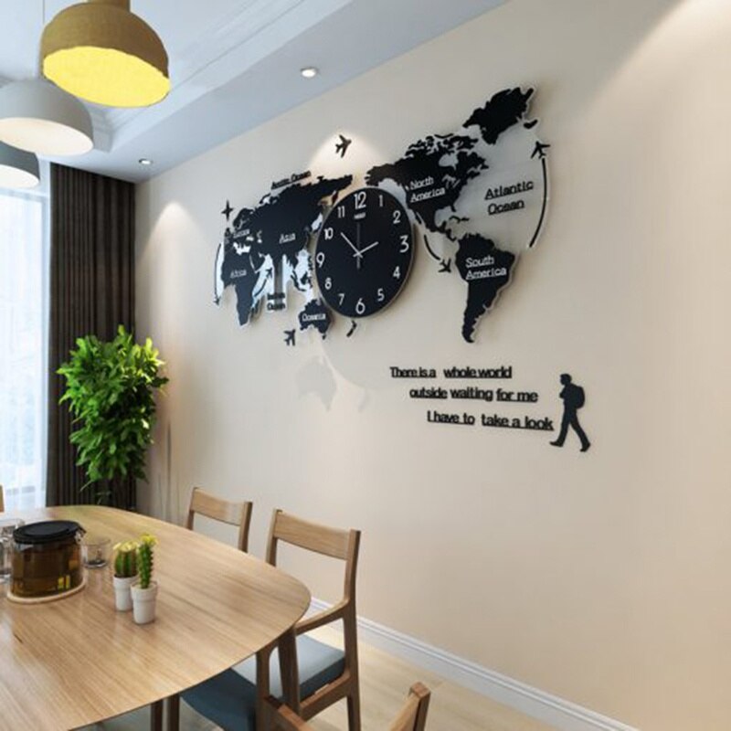 Colorful Modern 3D Wall Clock Kit