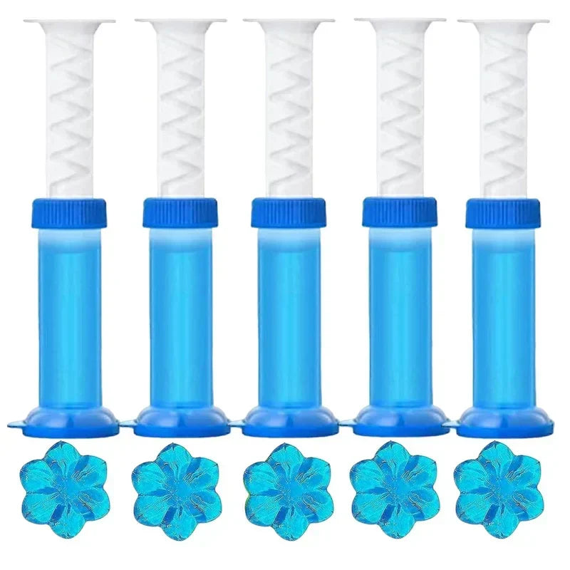 Fresh Bathroom Gel Flowers with Antibacterial Cleanser