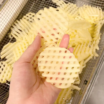 Easy French Fry Cutter Stainless Steel Vegetable Slicer