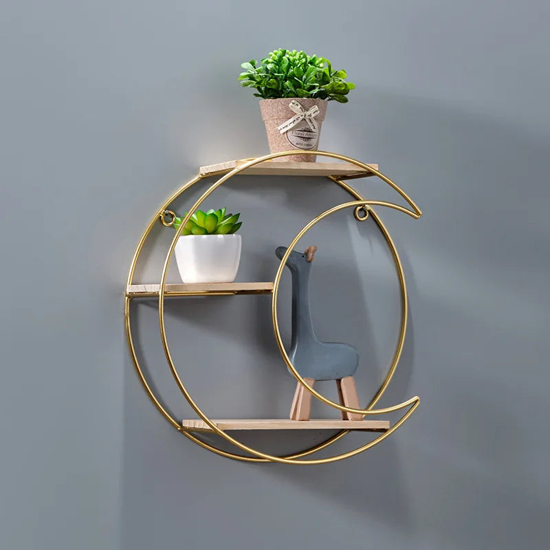 Modern Double Wall Shelf – Floating Storage Unit