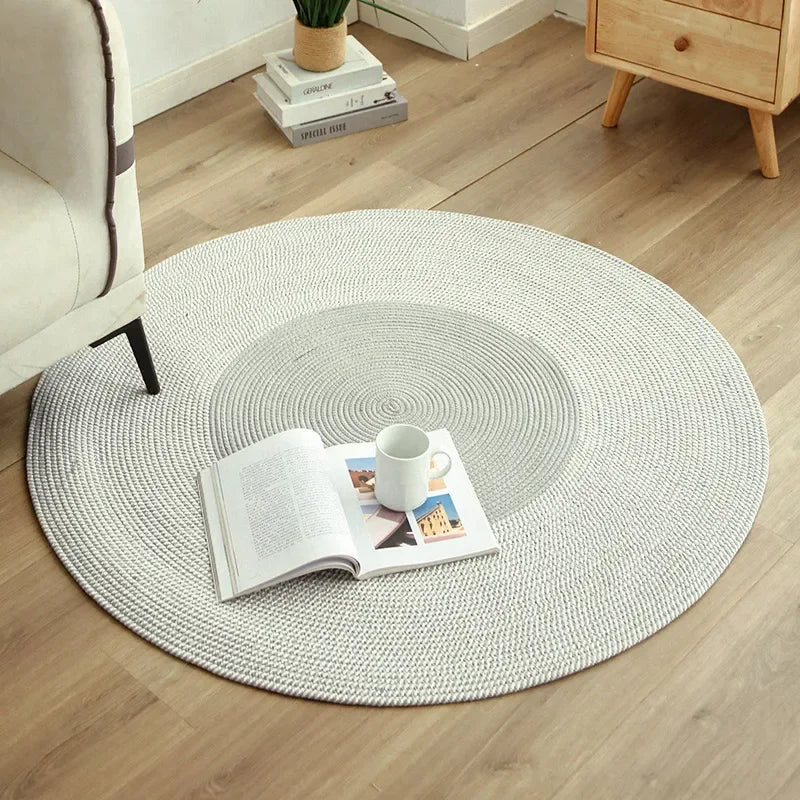 Natural Fiber Jute Area Rug for Home Decor