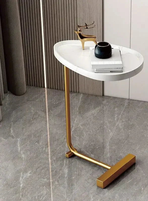 Space Saving End Table – Small Wooden Bedside Table