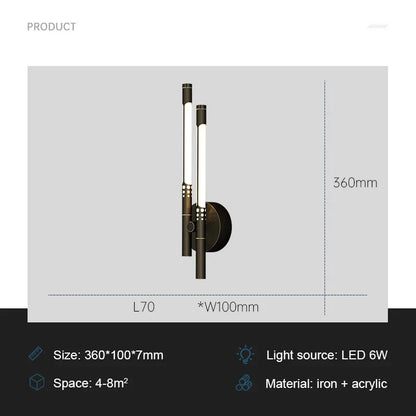 Elegant LED Wall Light for Home