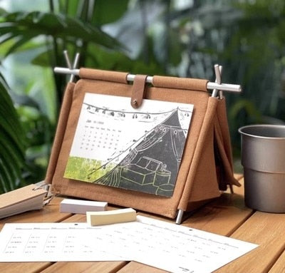 Compact Outdoor Adventure Desk Calendar - Befez