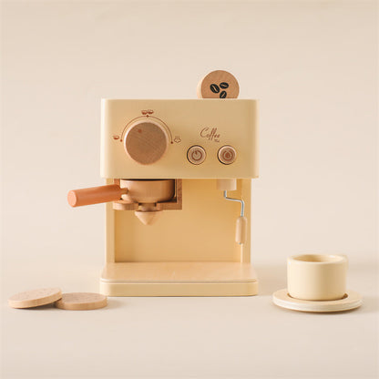 Fun Wooden Coffee Maker Playset for Kids
