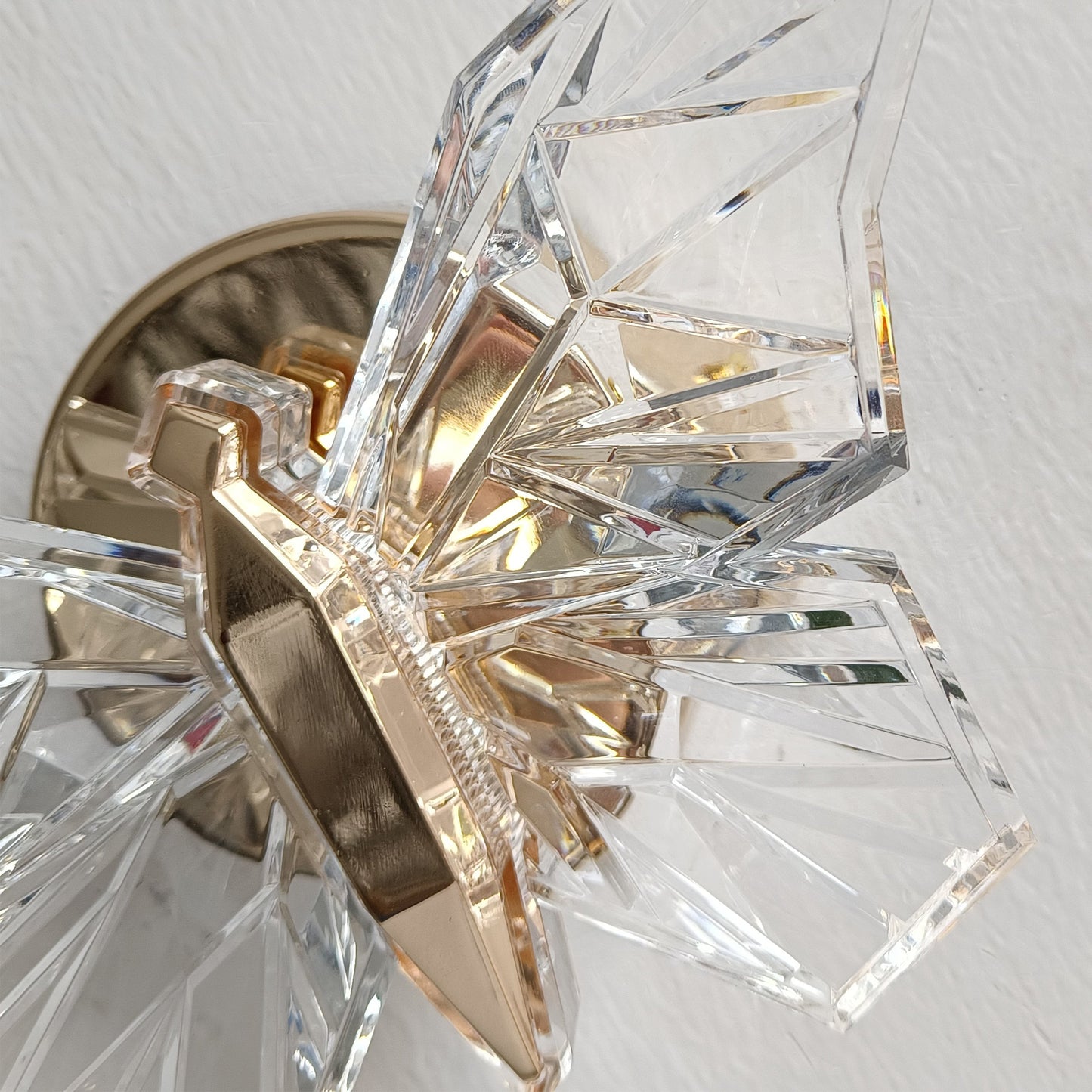 Simple White Butterfly Wall Light