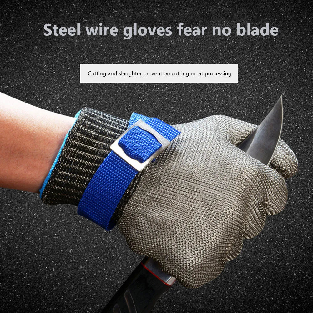 Durable Steel Mesh Safety Gloves