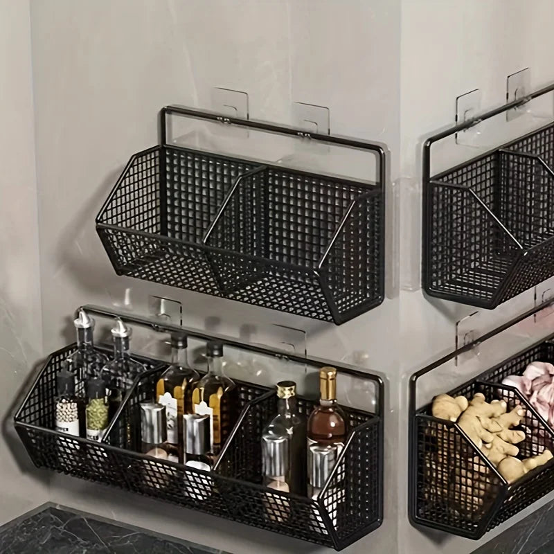 Space Saving 3 Tier Kitchen Shelf Rack - Black
