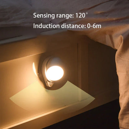 Smart LED Nightlight 360 Motion Sensor USB Lamp