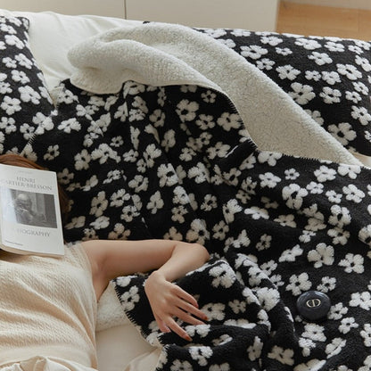 Warm Plaid Blanket Throw