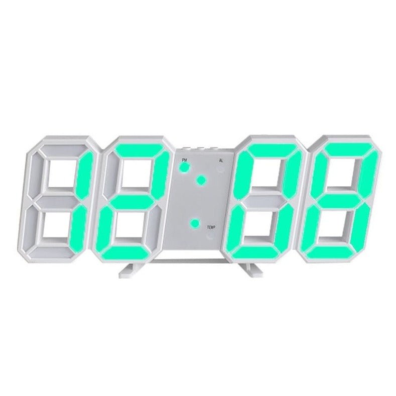 Slim Digital LED Wall Clock with Dimmer Function