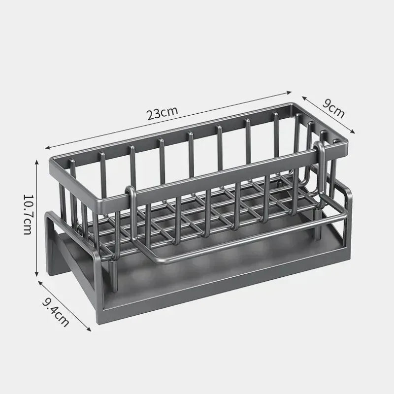 Practical Sink Caddy with Sponge Tray & Soap Holder