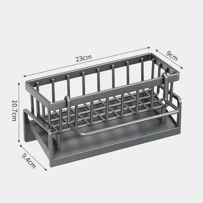 Practical Sink Caddy with Sponge Tray & Soap Holder