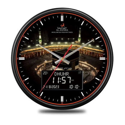 Digital Islamic Prayer Clock with Auto Azan Adjustment