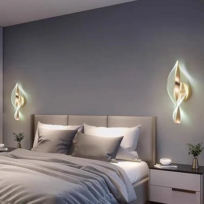 Stylish LED Wall Lamp | Contemporary Metal & Glass Design