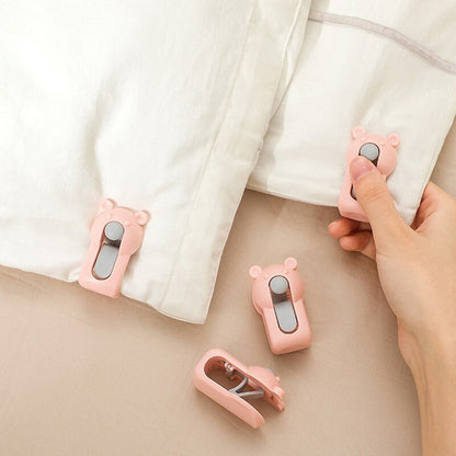GripMaster | 4 Pack Teddy Bed Gripper Clips