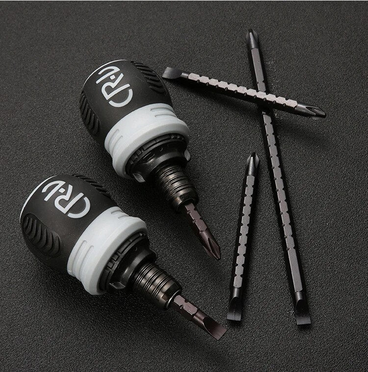 Essential 10pc Ratchet Screwdriver Tool Kit