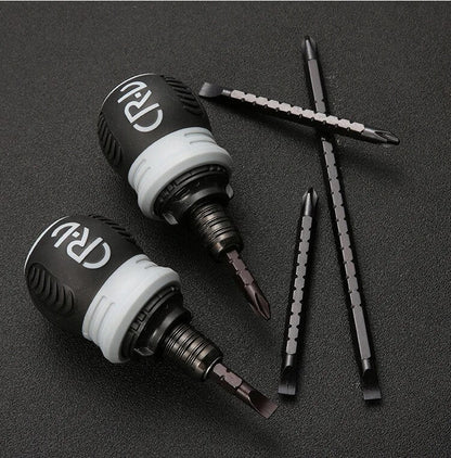 Essential 10pc Ratchet Screwdriver Tool Kit