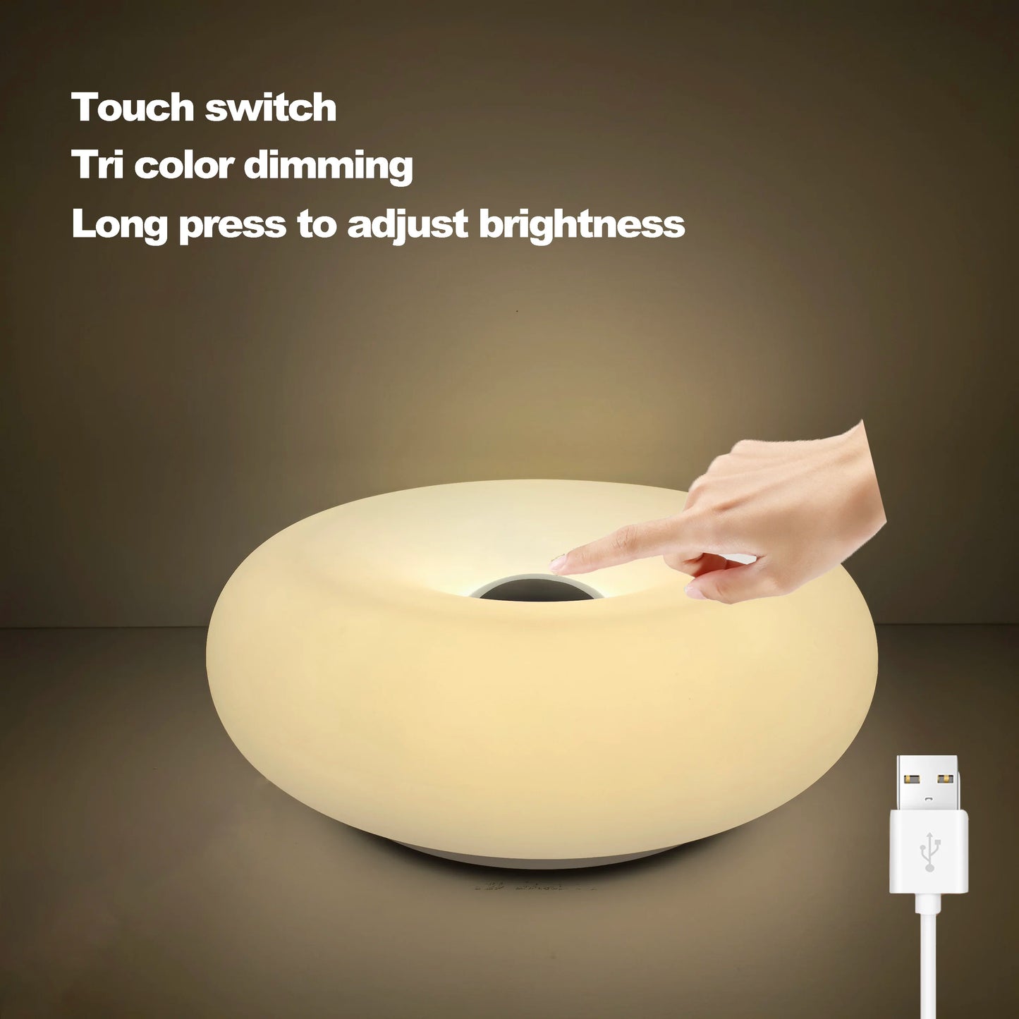 Colorful RGB LED Desk Lamp with Dimmer and Remote