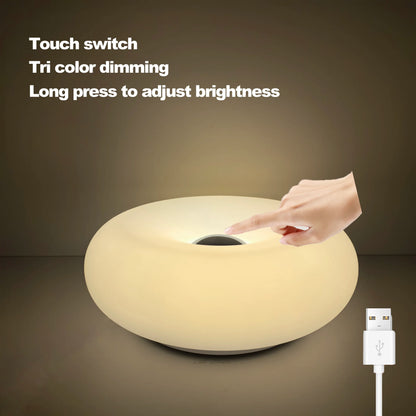 Colorful RGB LED Desk Lamp with Dimmer and Remote