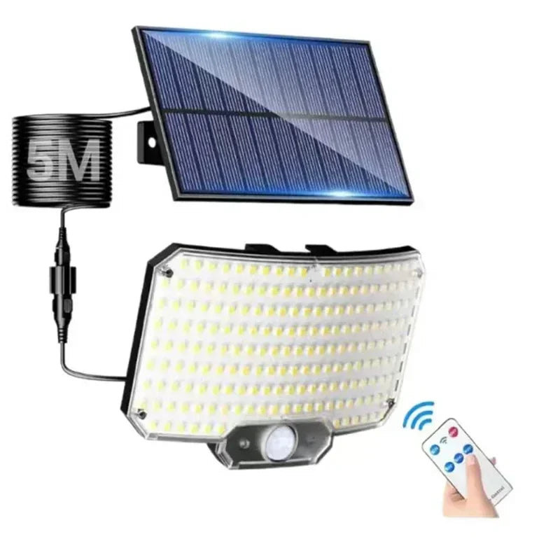 Outdoor Motion Sensor Solar Powered Security Lamp