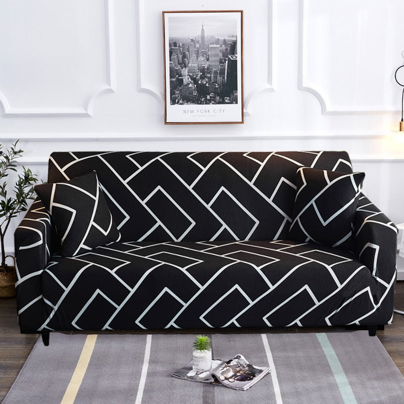 Stylish Slip Resistant Stretch Sofa Protector