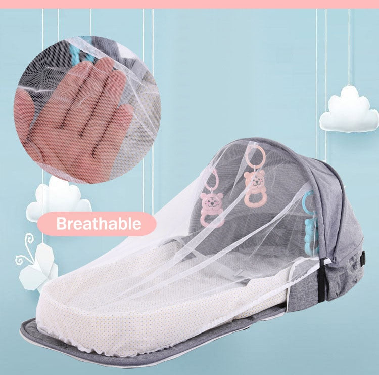 Compact Travel Baby Bed Backpack