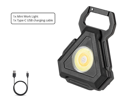 Compact LED Keychain Light Bottle Opener - Befez