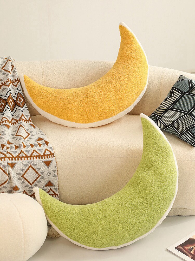 Soft Moon Shaped Pillow