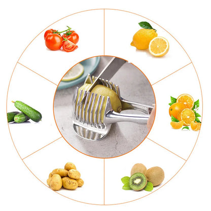 Easy Grip Kitchen Fruit Vegetable Chopper Holder