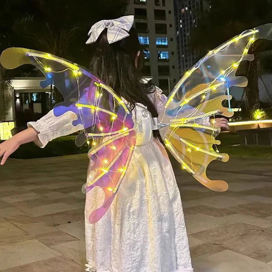 Bright LED Fairy Wing Costume for Kids Adults - Befez