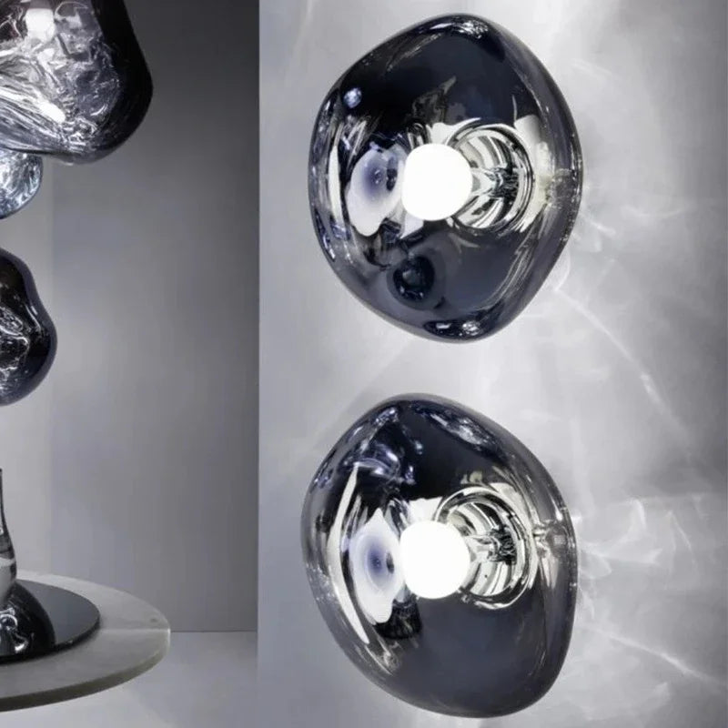 Stylish Melted Wall Lamp in Nordic Design