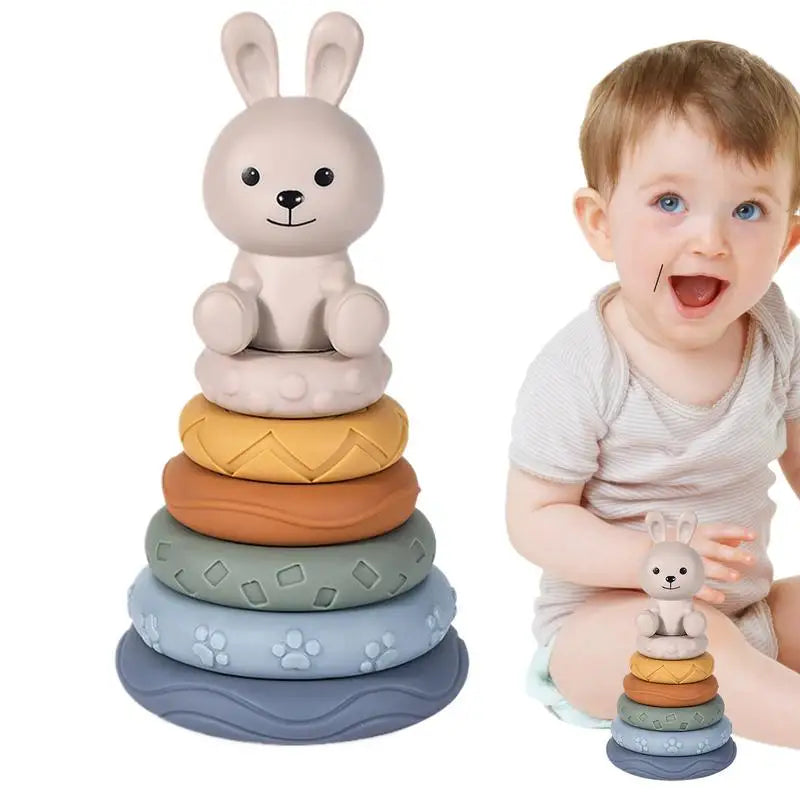 Soft Baby Stacking Toy Rings
