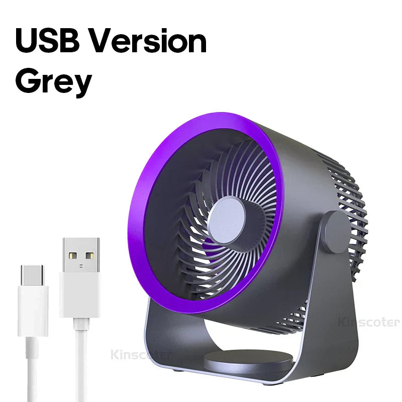 Compact USB Travel Fan Cooler