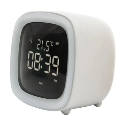 Colorful Bunny LED Clock with Nightlight for Kids Bedrooms