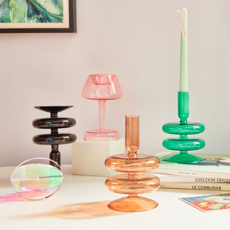 Unique Metal Spiral Candle Holder