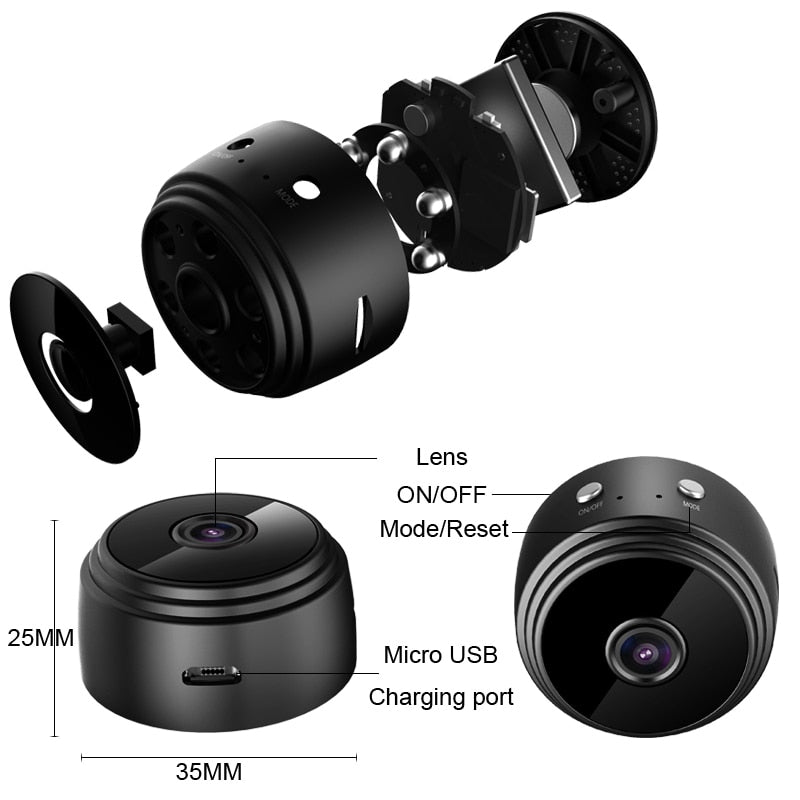 Compact Home Security Wifi Camera