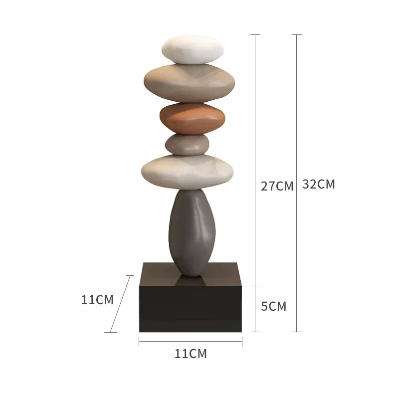 Serenity Decor Sculpture - Calming Home Accent